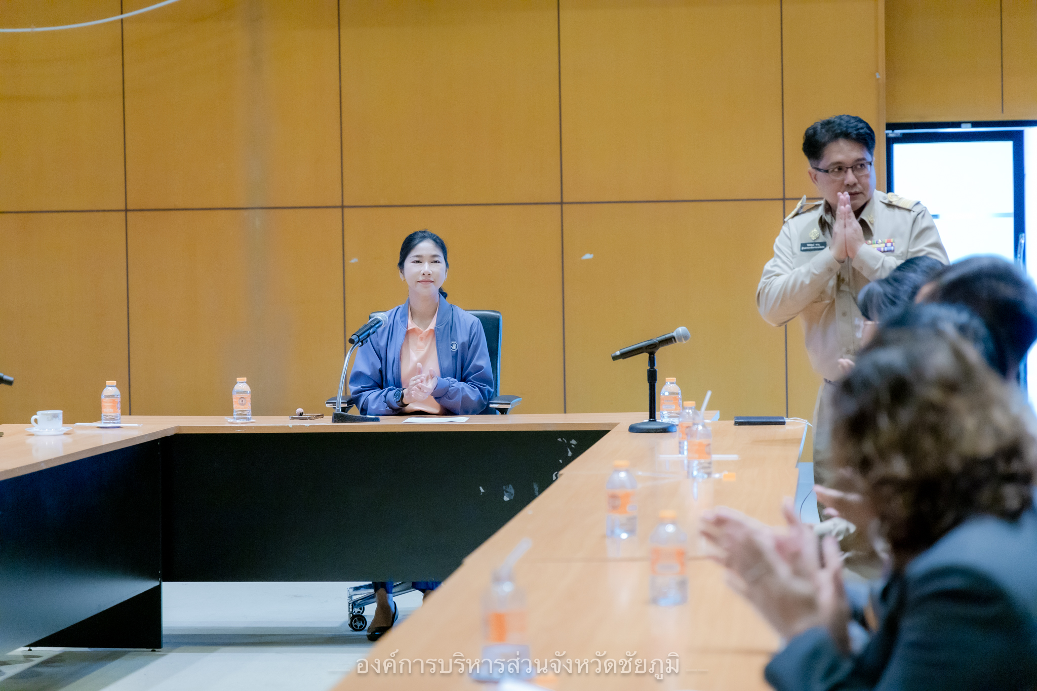 กิจกรรมต้อนรับข้าราชการรับโอนมายังสังกัดองค์การบริหารส่วนจังหวัดชัยภูมิ 1 กรกฎาคม 2568 (1)