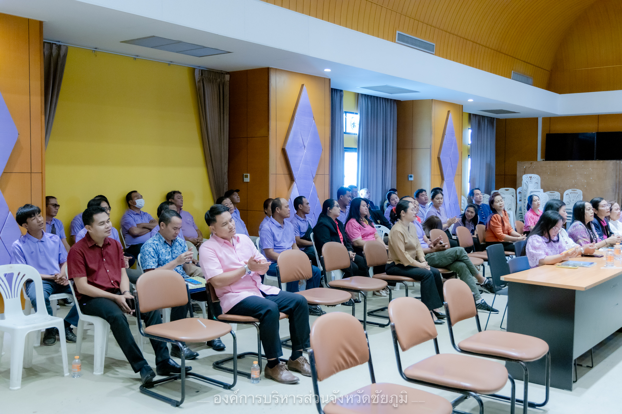 กิจกรรมต้อนรับข้าราชการรับโอนมายังสังกัดองค์การบริหารส่วนจังหวัดชัยภูมิ 1 กรกฎาคม 2568 (3)