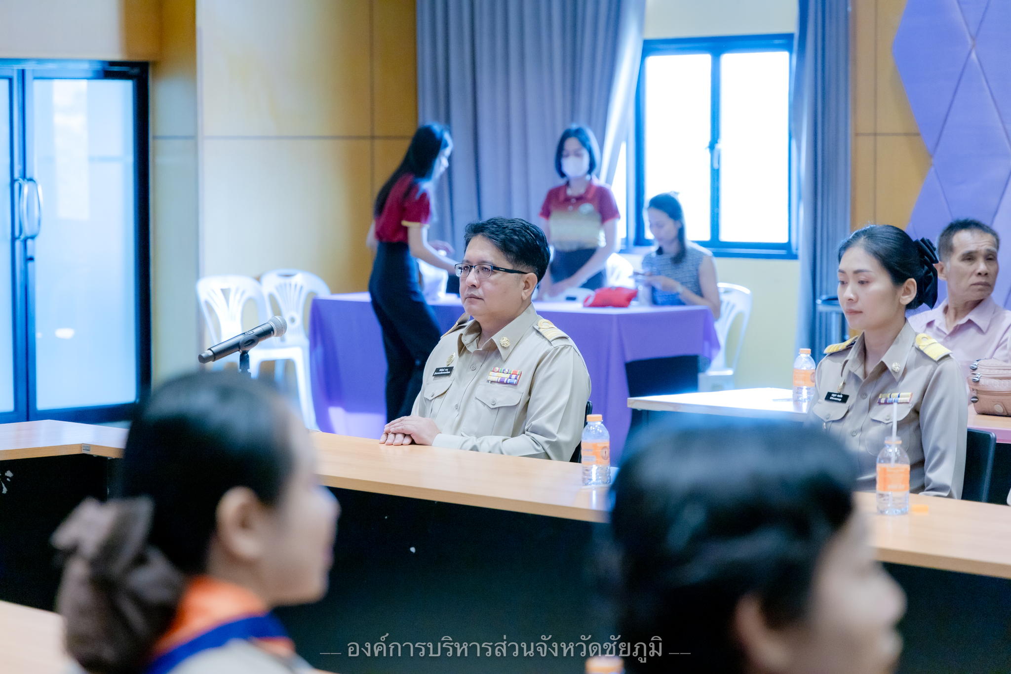 กิจกรรมต้อนรับข้าราชการรับโอนมายังสังกัดองค์การบริหารส่วนจังหวัดชัยภูมิ 1 กรกฎาคม 2568 (5)