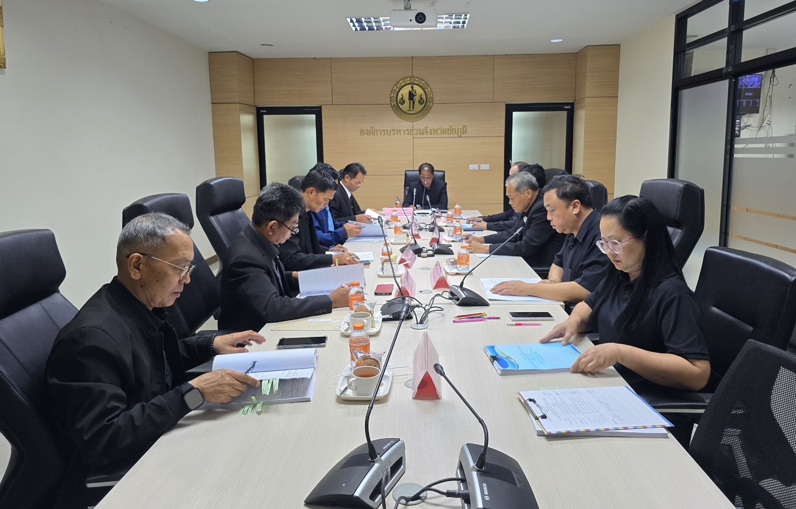 การประชุมพิจารณากลั่นกรองการย้ายข้าราชการครูในสังกัดองค์การบริหารส่วนจังหวัดชัยภูมิ (2)